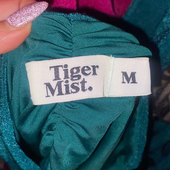 TIGERMIST - Chantelle Skirt in Forrest Green - Picture 6 of 6